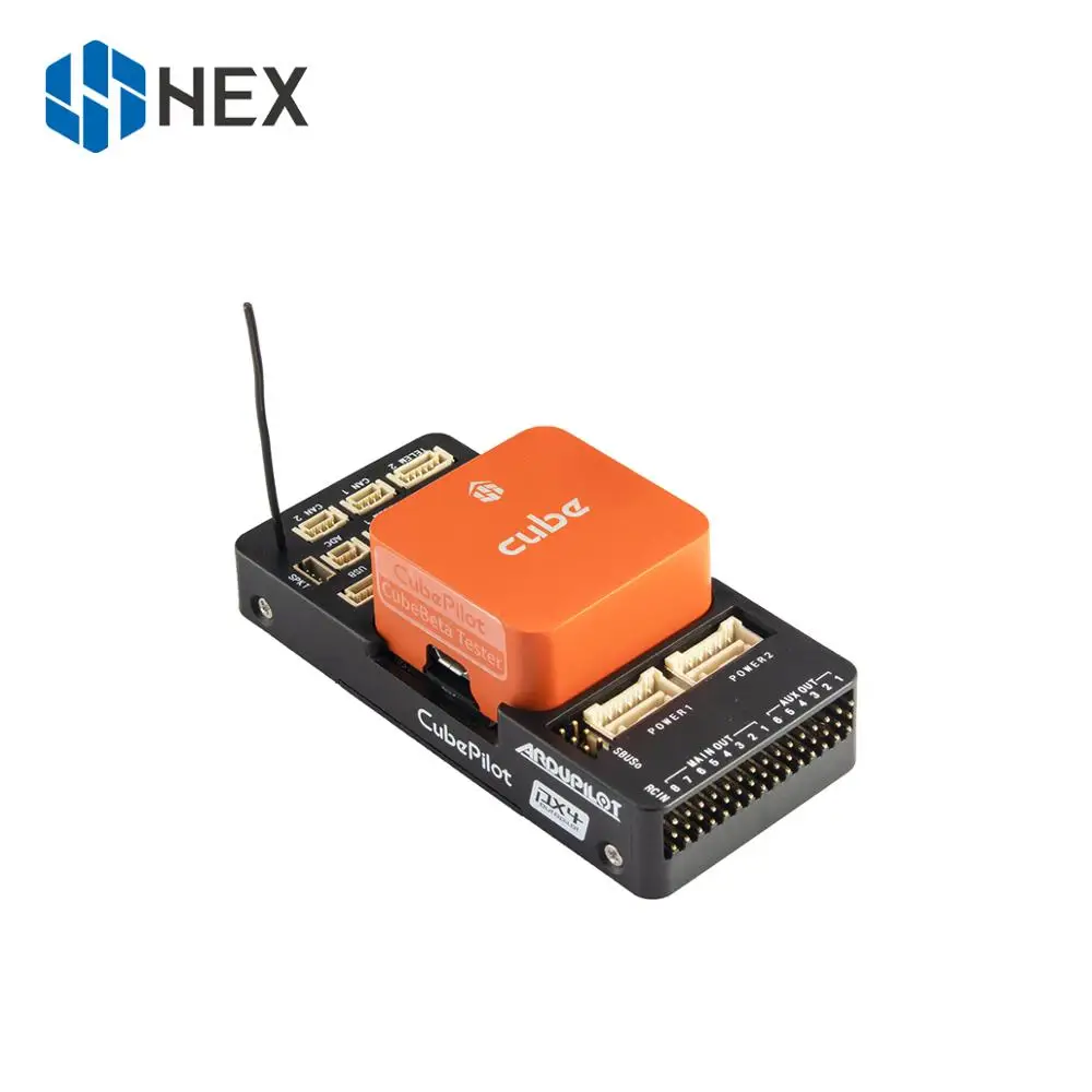 Шестигранное обновление Pixhawk2 с открытым исходным кодом Управление полетом автопилот оранжевый куб для фиксированного крыла мульти-роторный самолет модель - Цвет: Only flight control