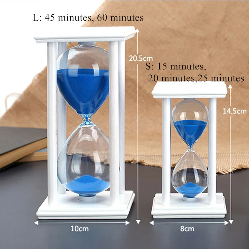 Современные деревянные песочные часы 15/20/30/45/60 минут песочные часы из дерева для Кухня школы дома украшения подарок для детей