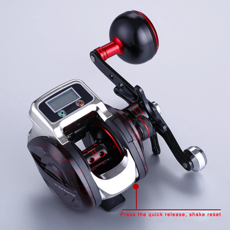 

Metal Fishing Reel Digital Display Rod Accessories Fishing Tool 14+1 6.3:1 FI-19ING