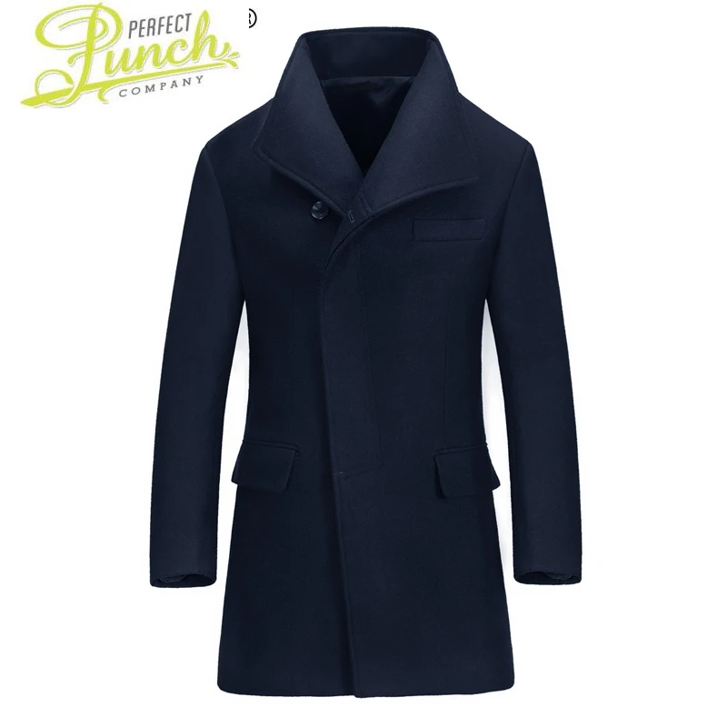 

Coat Wool Men Korean Autumn Winter Man Jacket Overcoat Mens Coats and Jackets Pea Coat Abrigo Hombre 796666 KJ1223