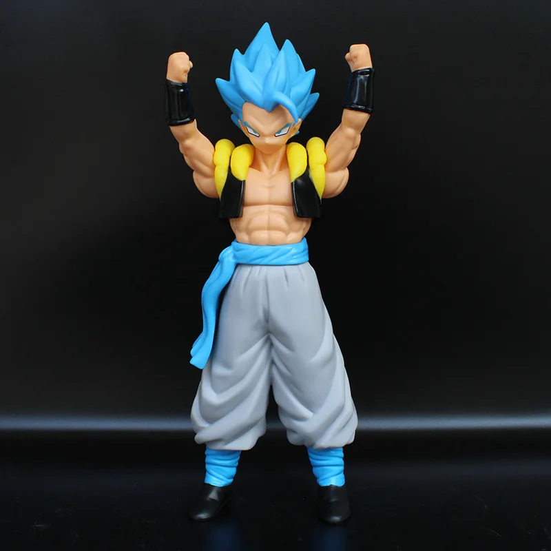 [Верх] Большие размеры 45 см из мультфильма «Жемчуг дракона Супер Saiyan gogeta pvc фигурку Сон Гоку Статуэтка Коллекционная модель игрушка детский