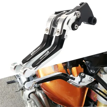 

For SUZUKI V-STROM 2004 2005 2006 2007 2008 2009 2010 Motorcycle CNC Adjustable Foldable Brake EXtendable Handle Clutch Lever