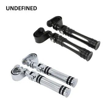 

Motorcycle Highway Pegs for Harley Honda Yamaha Chopper Bobber 1-1.25" Engine Guard Footrest Foot Pegs Mount Clamp Kit Universal