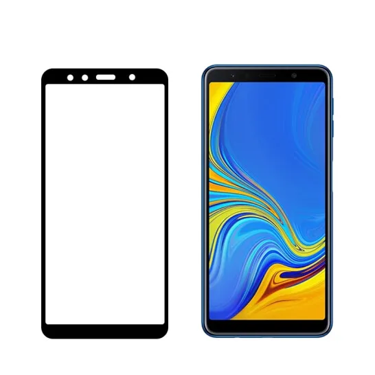 3D Full Cover 9H Premium Tempered Glass For Samsung Galaxy A8 Plus A830 Screen Protector HD Protective Film | Мобильные телефоны и