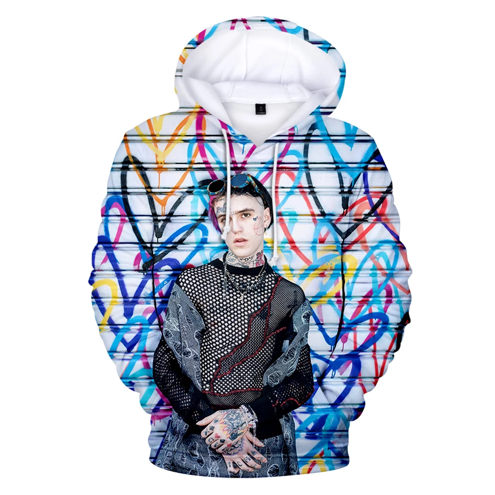 Модный повседневный Свитшот Lil Peep для мальчиков и девочек весенний популярный