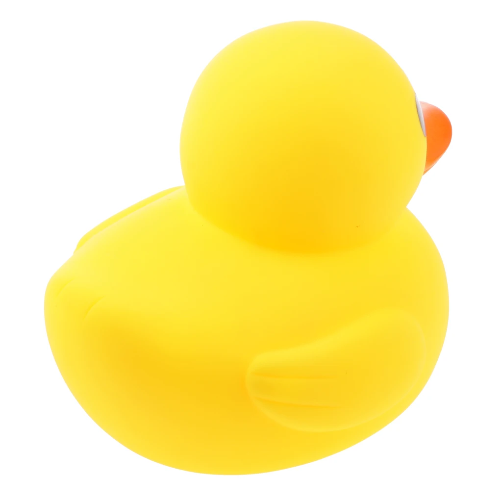 Rubber Squeaky Toy Baby Bathing Toy Floating Swimming Mother Duck Animal