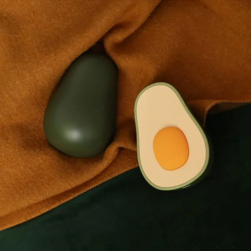 

MUID Hand Warmer Matte Texture USB Rechargeable Avocado Portable Pocket Handwarmer Mini Hand Heater for Winter Warming