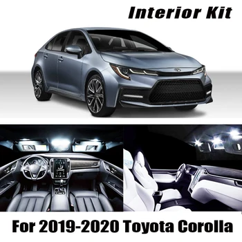 

11x Canbus Error Free LED Interior Light Kit Package for 2019 2020 Toyota Corolla Car Accessories Map Dome Trunk License Light