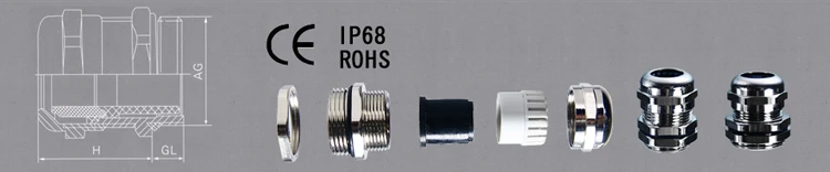 35A 600V 3 Pins Terminal Blocks with Gland Connectors Sealed  Enclosure Case Project Junction Box