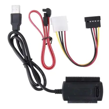 

USB2.0 To IDE/SATA Three-purpose Conversion Cable IDE Hard Drive Cable Adapter Power Line USB2.0 To IDE