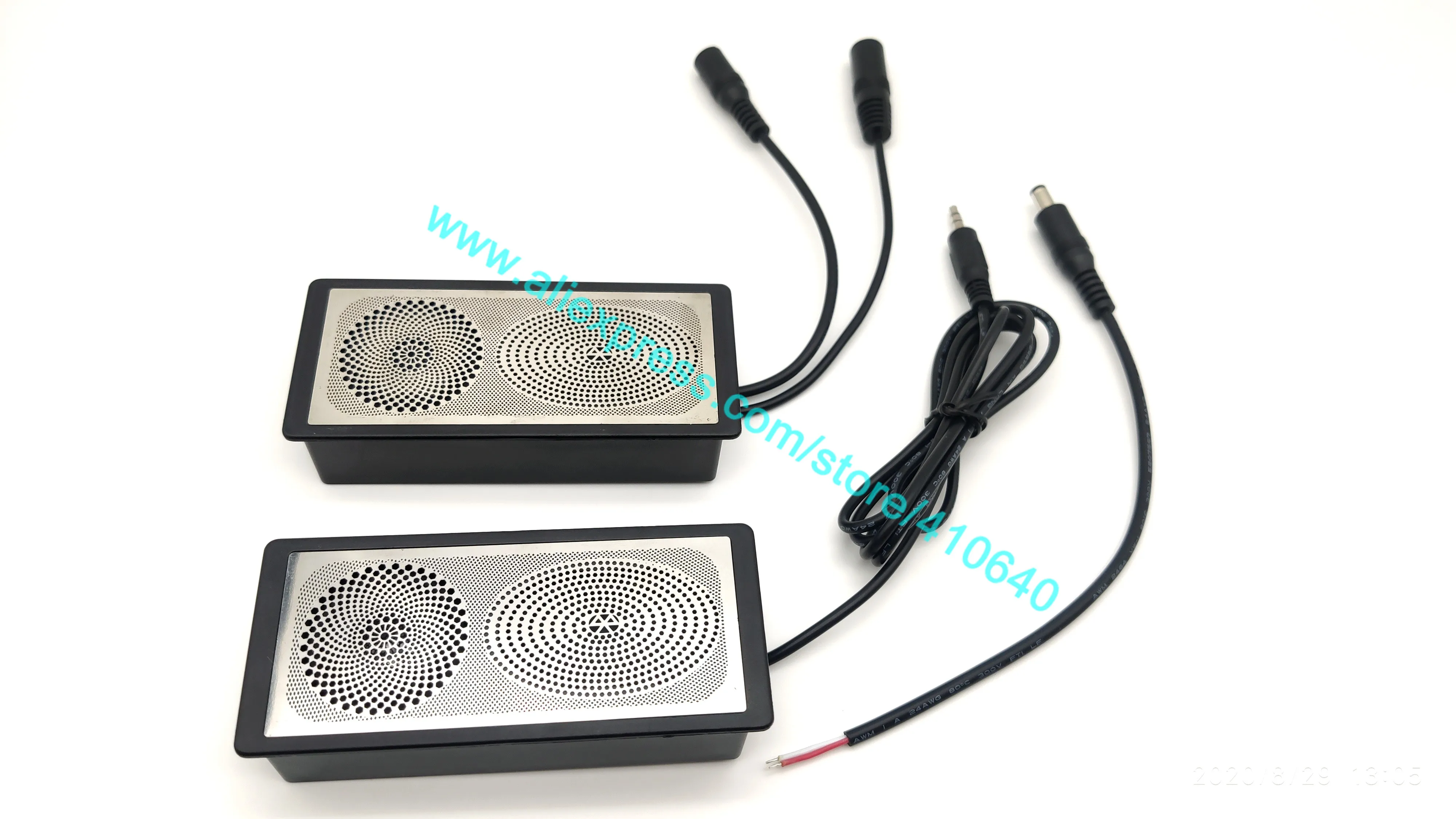 DC 12 to 24V Bluetooth-compatible Speaker IP44 Water Proof Perfect 3D Heavy Bass Sound Speaker Mini Size for Bathroom or others