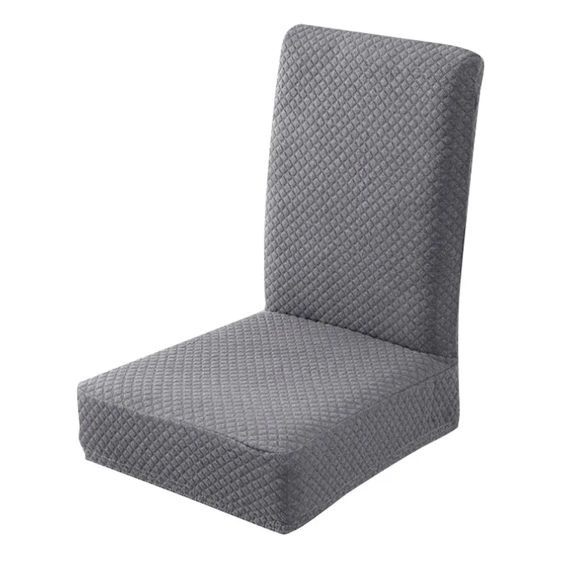 Темно-серый Новые эластичные чехлы на кресла, ручная работа, Водонепроницаемый Чехлы для столовой мебели декоративные стул Чехлы для домашнего декора и 3A12 - Цвет: Темно-серый