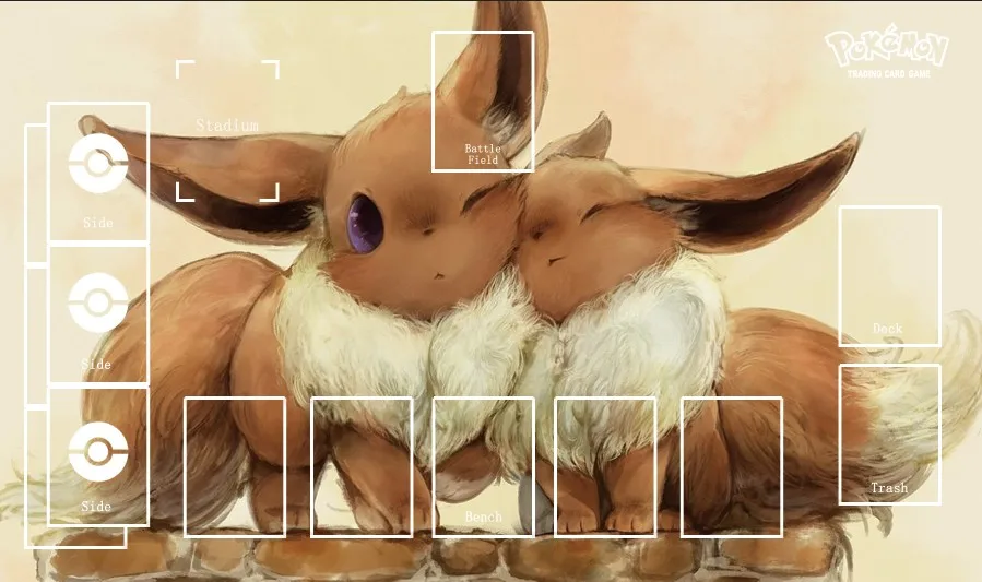 Takara Tomy PTCG аксессуары Pokemon Playmate настольная карточная игра Eevee игрушки для детей