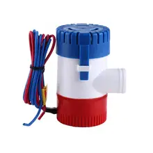 1 шт., лидер продаж 12V 3A 1100 высокое качество Пластик и металлические фиксирующие GPH Электрический морской воды Трюмные насосы водяной насос высокого давления для яхты