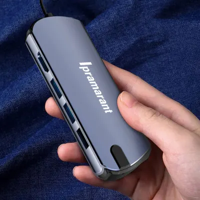 USB C концентратор с HDMI PD зарядка SD кард-ридер USB-C концентратор type-C разветвитель для Macbook Pro Аксессуары для ноутбуков мульти usb-хаб