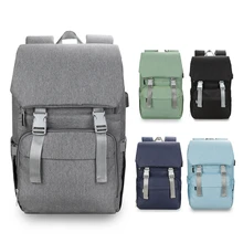 Baby Show bolsa multifuncional para mamá, bolsa impermeable para pañales de bebé, almohadilla plegable para cambiar pañales, mochila de doble uso para salir, 26x19x40cm