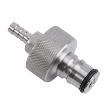 Stainless Steel Home Brew Beer Carbonation Cap Counter Pressure Bottle Filling Ball Lock for Corny Keg Home Brew