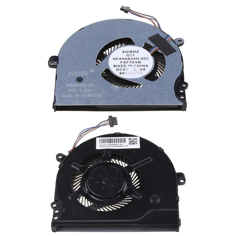 Replaced Metal Laptop CPU Cooling Fan for HP Pavilion 15 CC 15 CC708tx