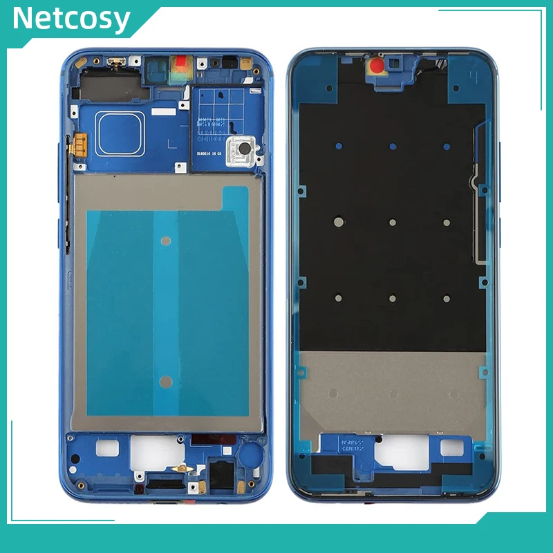 

Netcosy For Huawei Honor 10 Middle Frame Plate Bezel Housing Cover with side key For Huawei Honor 10 Bezel Plate For Honor 10
