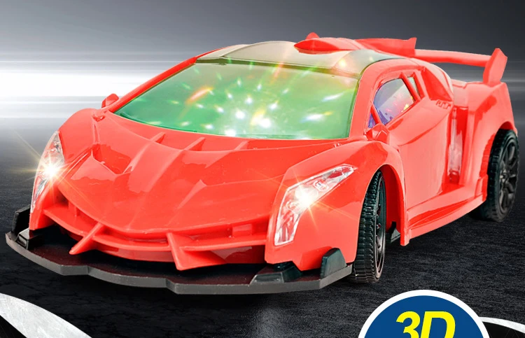 4 канала 22 см RC игрушечный автомобиль светодиодный светильник Электрический робот спортивный автомобиль модели игрушки подарки на день рождения для мальчиков 2,4 г роскошный автомобиль