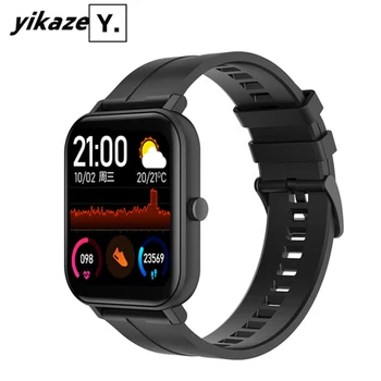 

F22 Smart Watch Women Full Touch Ultra-thin Heart Rate Waterproof IP67 Men HD Display Weather Sport Smartwatch for Android IOS