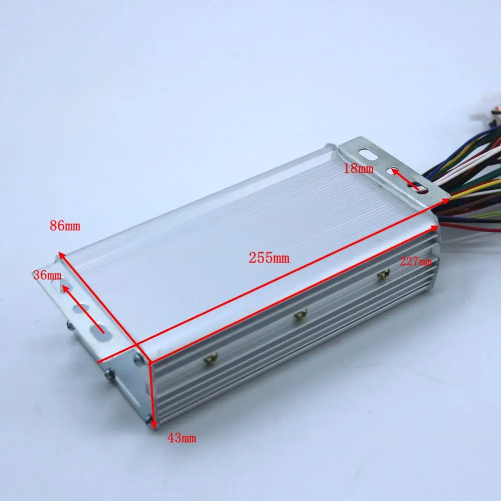 Cheap GREENTIME 48V-72V 800W/1000W 35Amax BLDC Motor Controller Electric Bike Tricycle Dual Mode Sensor/Sensorless Controller 2