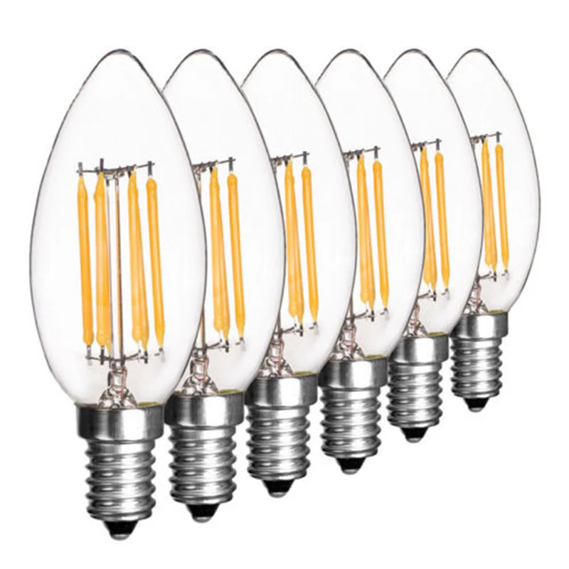 

10x 220v 4w E14 Retro Filament Edison Antique Industrial Style Lamp Light Bulb