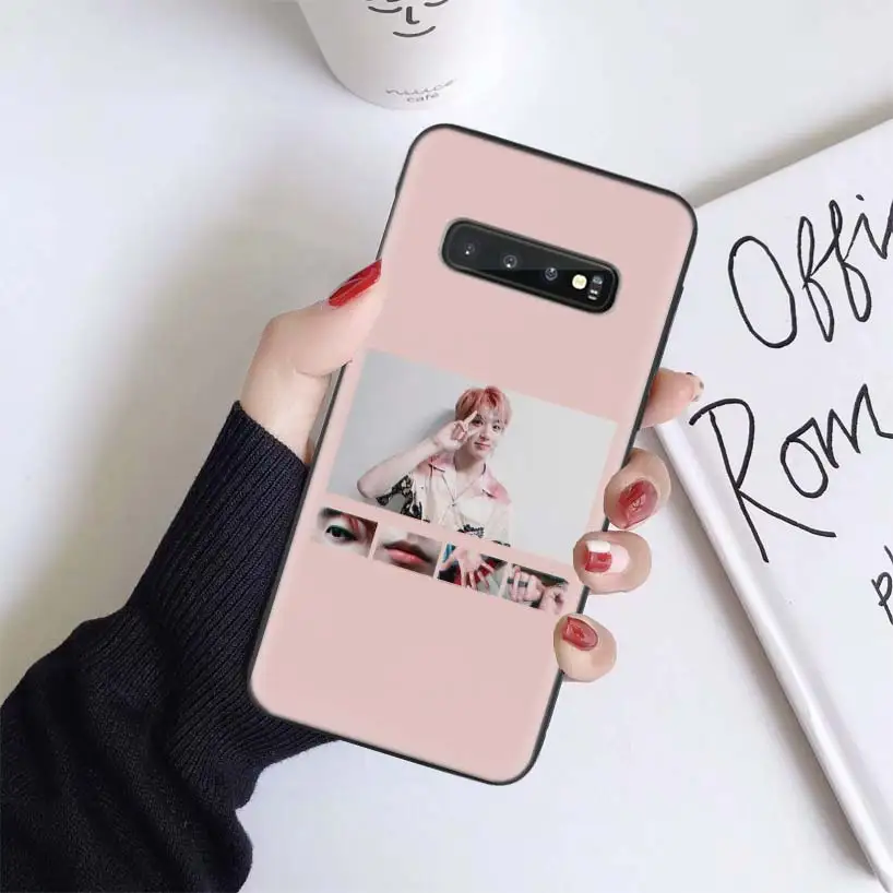 Rap Monsters RM Kpop Case for Samsung Galaxy S10+ Plus Lite Note 10 9 8 S9 S8 J4 J6+ Plus S7 S6 Black Phone Cover - Цвет: BS163-9