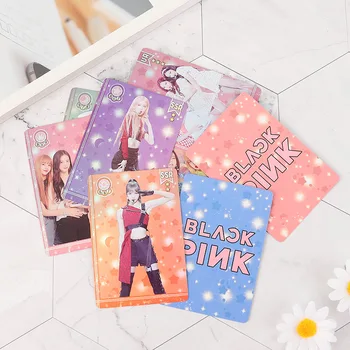 

8/10Pcs/Set Blackpink EXO Photocard Kpop Transparent Card Woman Group Star DIY Paper Photo Card