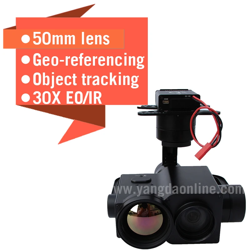 

Eagle Eye 30IE 50mm lens uav Zoom Camera 30X EO IR Dual Sensor Gimbal for Drone inspection Surveillance Search and Rescue