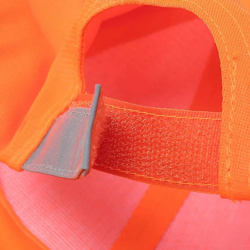 Наружная Кепка, светоотражающая бейсбольная кепка, структурная безопасная флуоресцентная красная шляпа, шлем