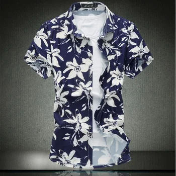 

MODA VELOCE Mens Printed Shirts Summer Shirt Men Casual Beach Shirts Mens