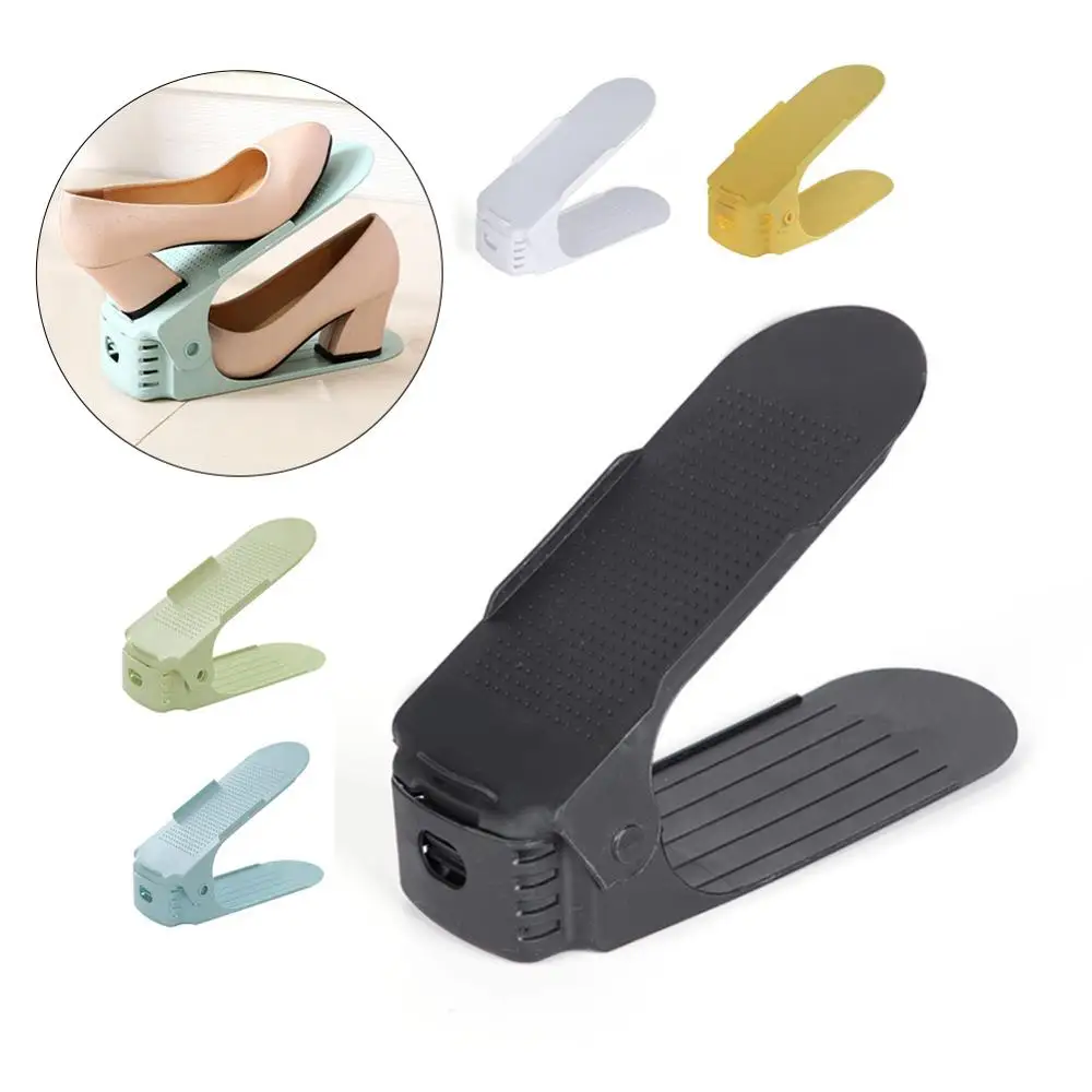 Новый простой стеллаж для домашнего использования двойной держатель обуви