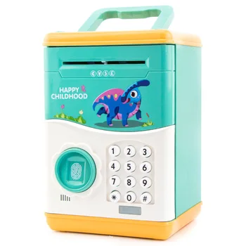 

Electronic Piggy Bank Mini ATM Coin Money Saving Box for Children Toys Automatic Fingerprint Open