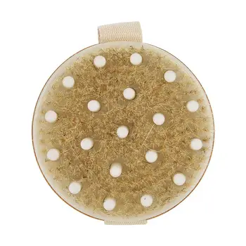 

Joylife Round Bamboo Rubber Body Massage Shower Brush Skin Care Exfoliating Scrubber Bath Brush SPA Woman Man Skin Care