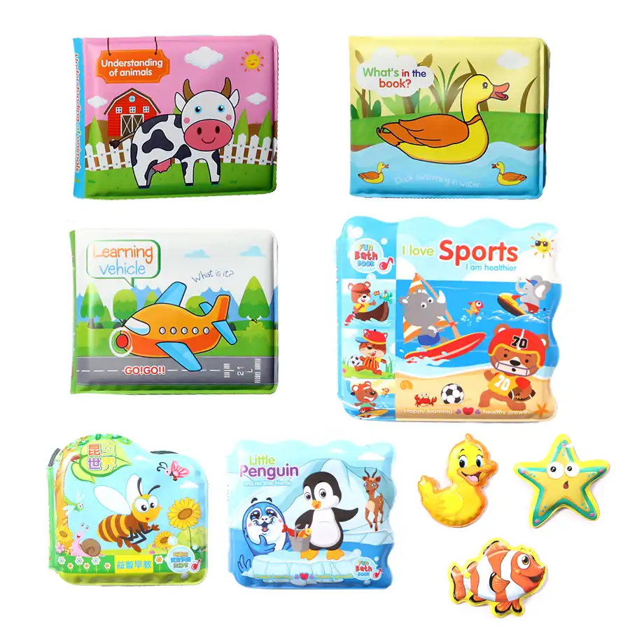 Floating Baby Bath Time Waterproof Bathtub Books Kids Portable Learning Bath Toys Educational Infant Water Toys For Toddlers Bath Toy Aliexpress