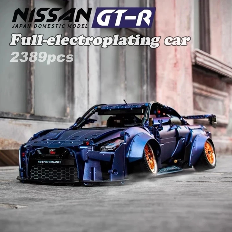 2023 Nuovo Kbox Rc Hypercar Gtr Super Racing Widebody Car Fit 10295 High-Tech Building Blocks Giocattolo Compleanno Bambini Ragazzi Regali