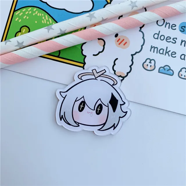 Game Genshin Impact Venti Keqing Xiao Pins  Button Brooch Chest Ornament Clothing for Backpacks Cosplay Itabag Collection G