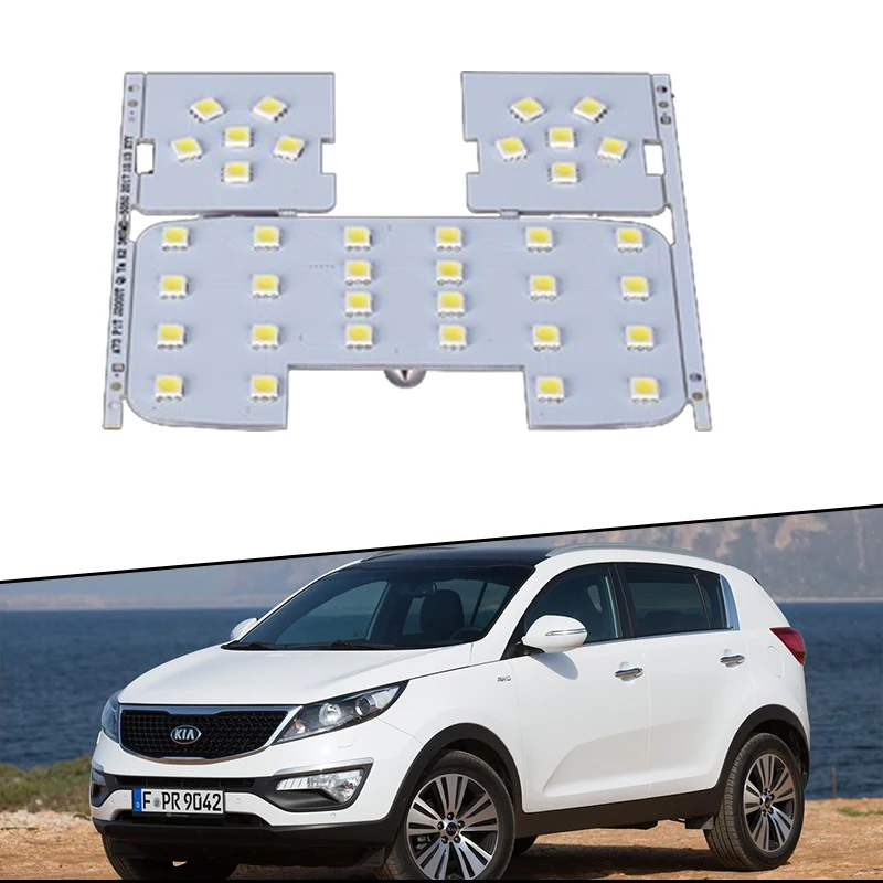 Для Kia Sportage SL 2011 2012 2013 2014 2015 Подсветка салона Купол Карта дрена светодиодный лампы