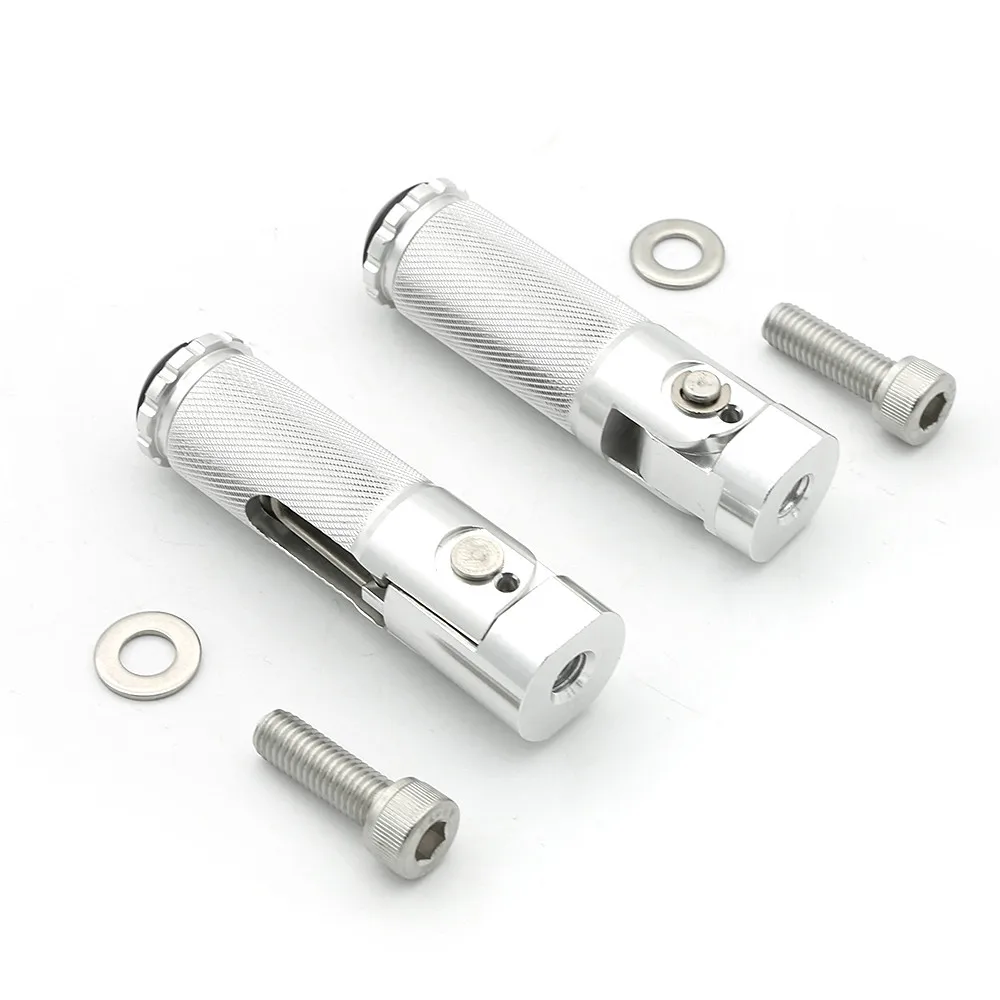 

Универсальные мотоциклетные ЧПУ Складные Подножки подножки педали для Honda Kawasaki Yamaha Suzuki BMW