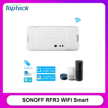 

SONOFF RFR3 WIFI Smart RF Control Switch for Alexa Google Home Voice APP Control Timer Schedule 10A/2200W Wireless Remote Switch