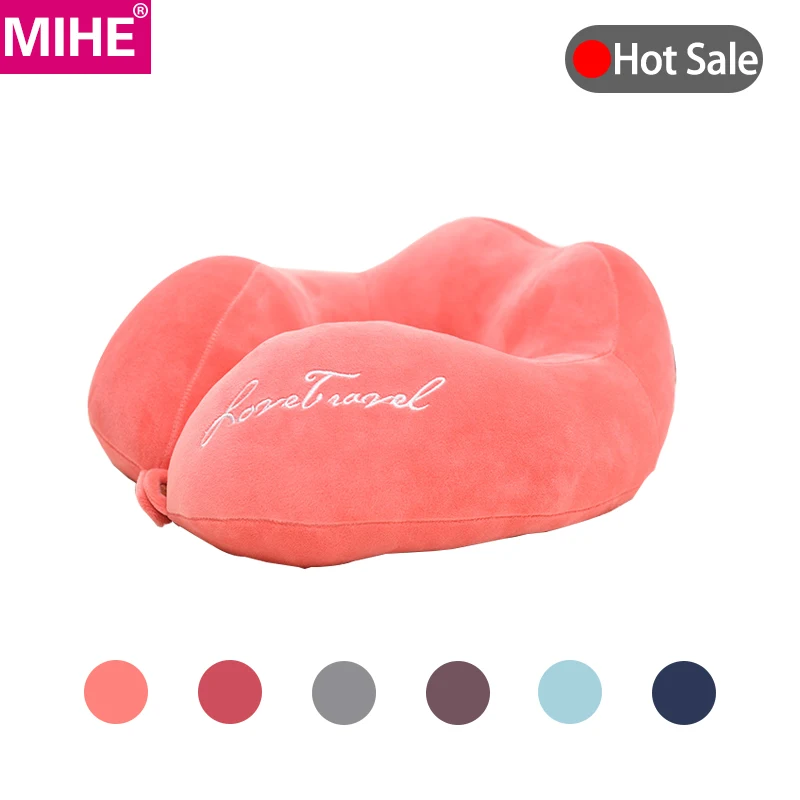 

MIHE U Shaped Memory Foam Neck Pillows Soft Healthcare Bedding Drop Travel Pillow Neck Support for Flight Office Car Sleep JZ03