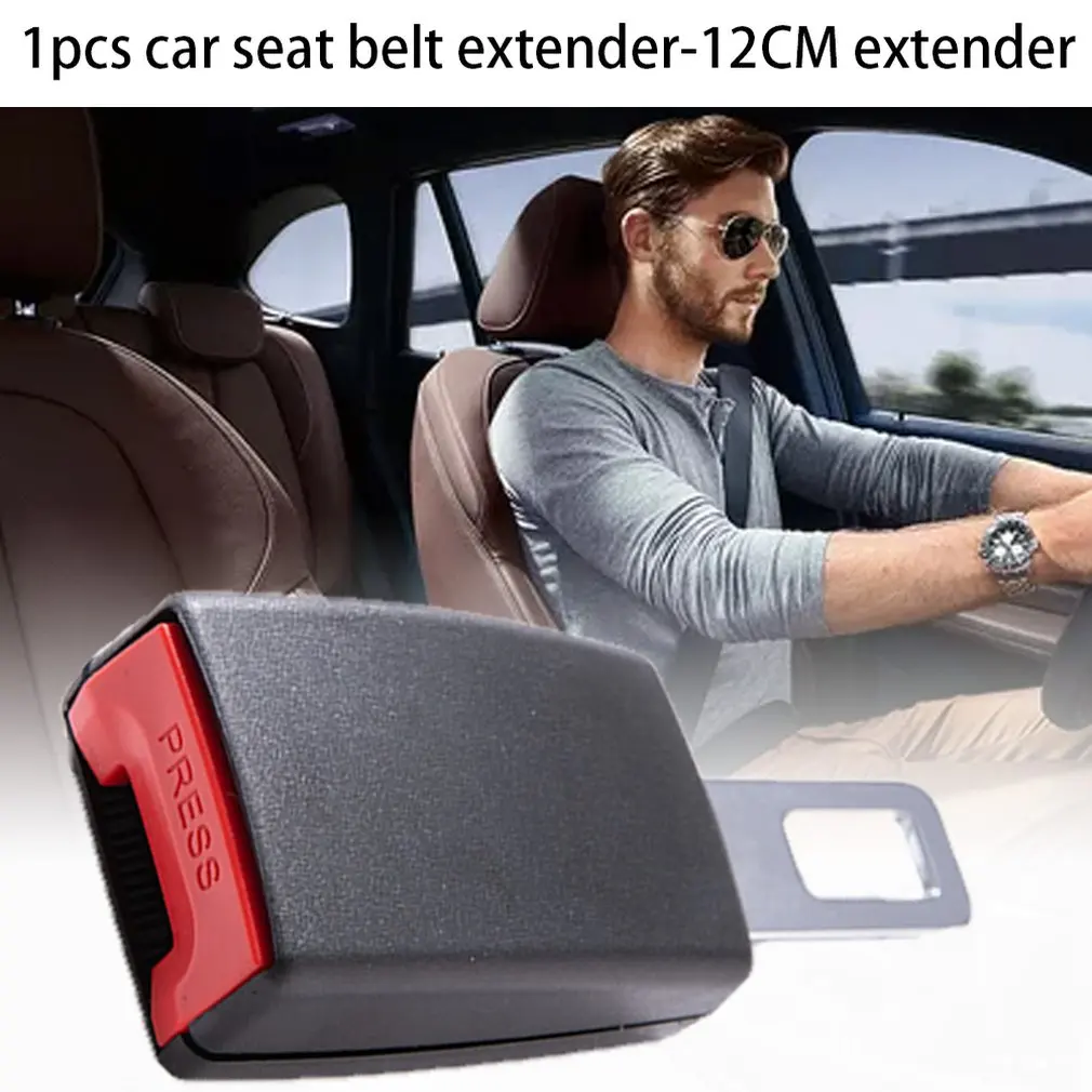 Car Seat Belt Clip Extender Safety Seatbelt Lock Buckle Plug Thick Insert Socket Extender Safety Buckle