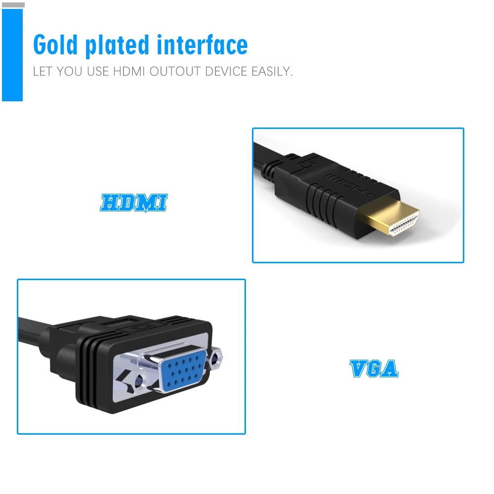 HDMI VGA адаптер кабель конвертер DP дисплей порт с аудио кабелем к DVI для HD ноутбука HP