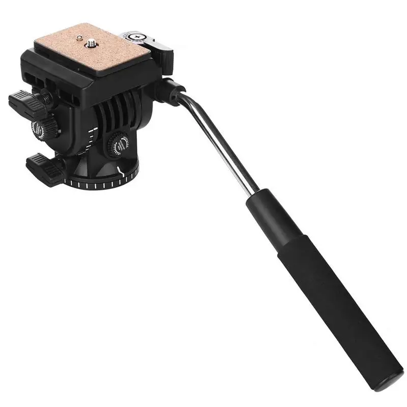 

KINGJOY Video Tripod Drag Head, Camera Tripod Action Drag Pan Head For Canon Nikon Sony DSLR Camera Camcorder Shooting Filming