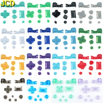 

JCD 10 set Multicolor Plastic Full Buttons Set For GameBoy Advance SP Power On Off Button for GBA SP R L A B D-Pad Buttons