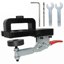 Gabarit de Perçage de Trous et de Charnière pour Menuiserie DE 35 mm, Fixation en Alliage d'Aluminium d'Ouverture de Portes d'Armoires 