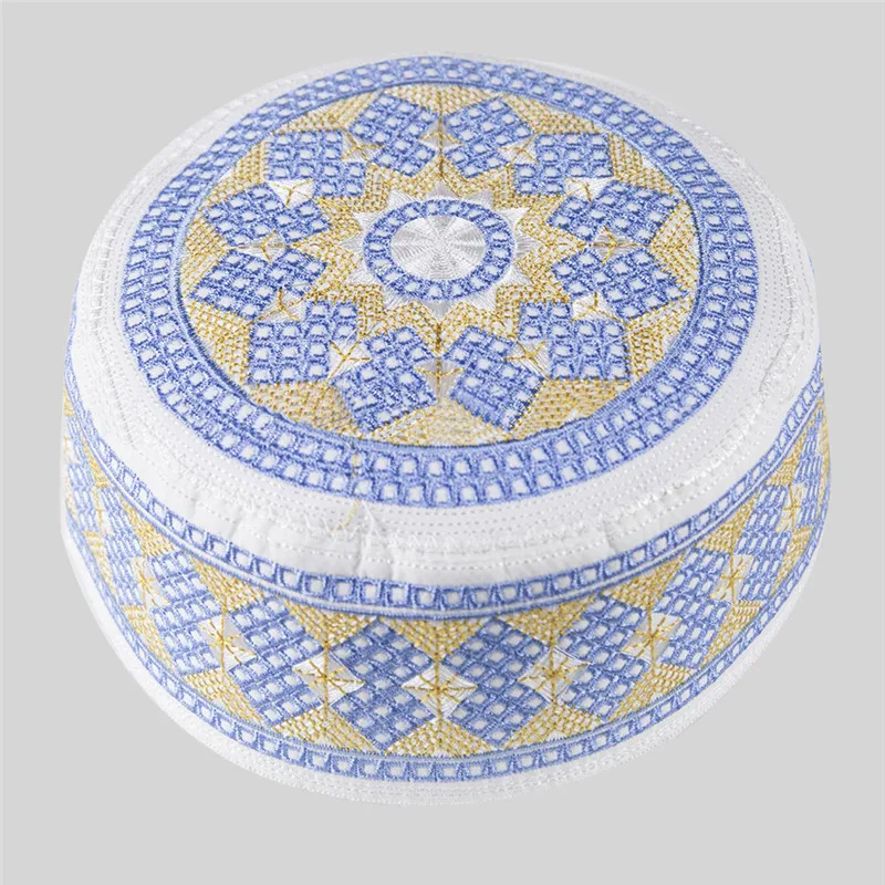 Личи мусульманские шляпы для молитв Индии Kufi тюрбан мужские ислам ic мусульманская шапка арабский Саудовская топи ислам молитва шапочки под хиджаб Атлас капот