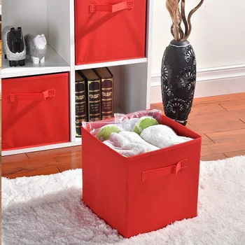

Eco Friendly Dresser Drawer Folding Non-woven Fabric Storage Box For Home