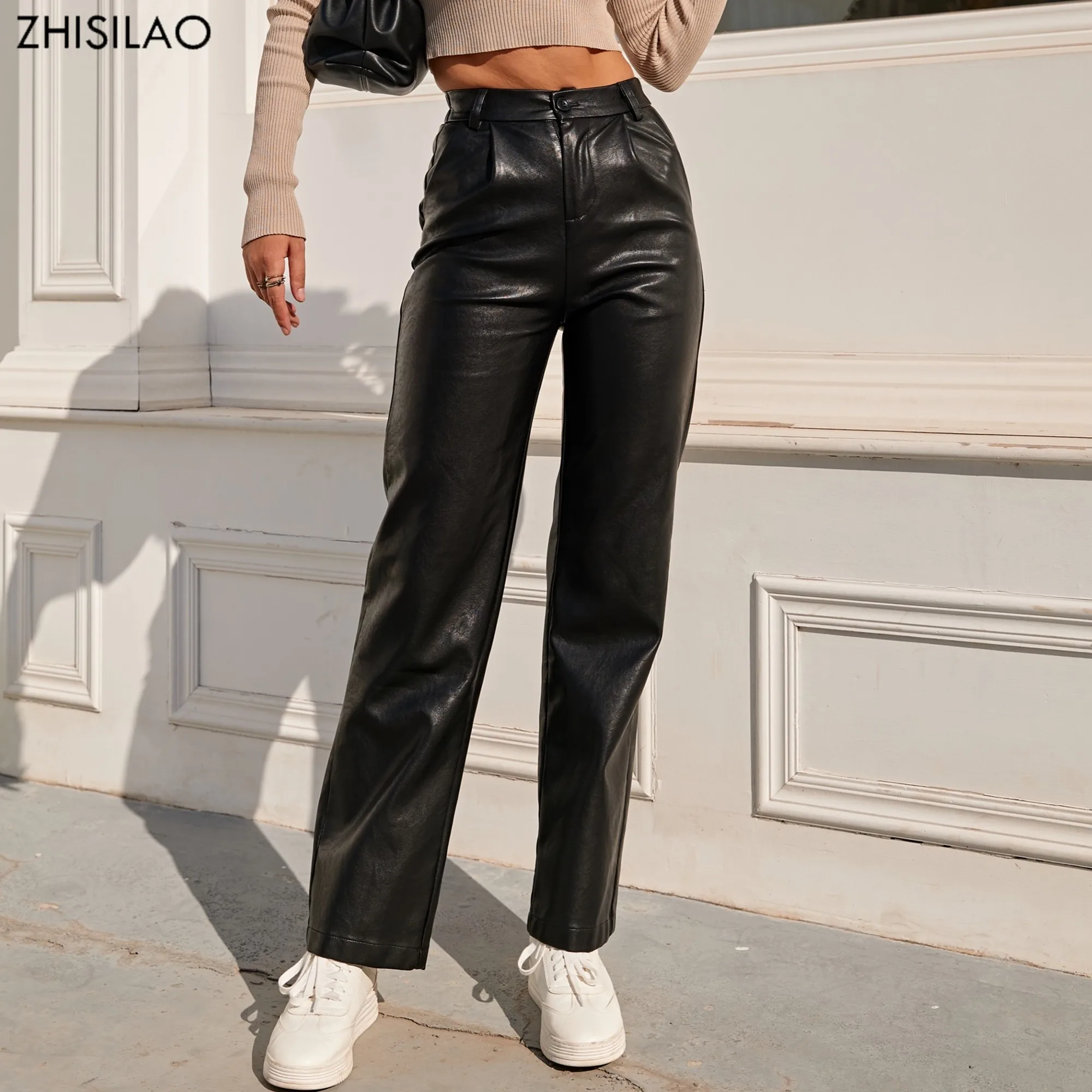 Latimeelon Cargo Pants Women Black Pockets Streetwear Fashion Korean  Student Casual Pantalon Femme Spring Trousers Pants Girl